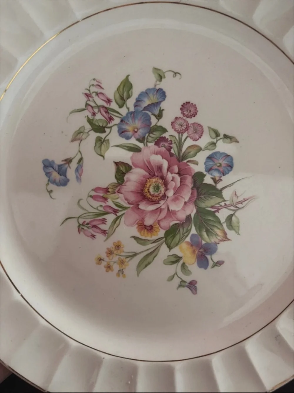 Floral China Plate